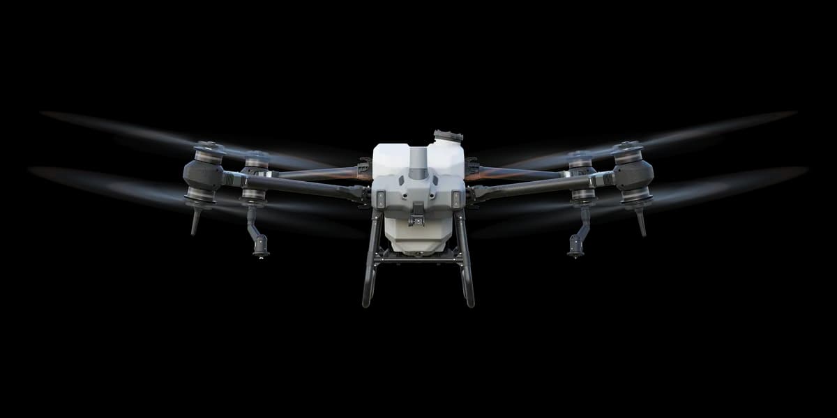 DJI Agras T40 usado em alta produtividade